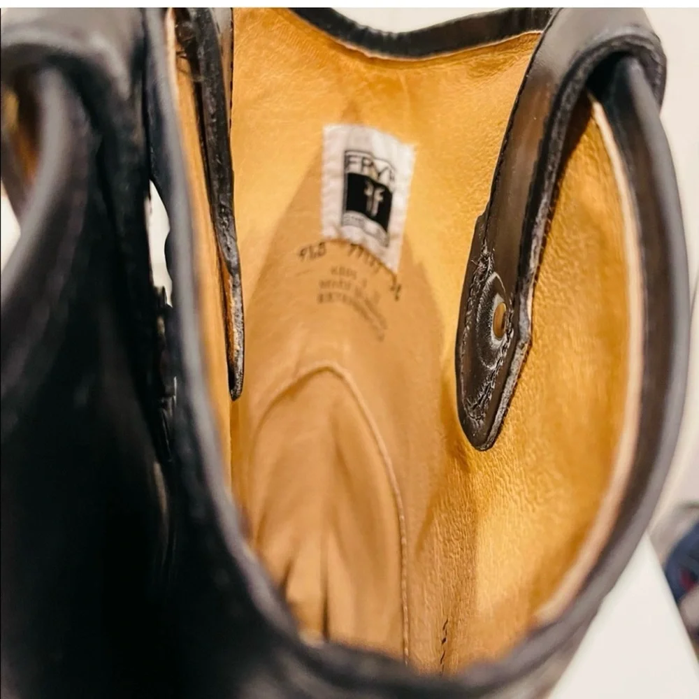 Frye Melissa Buckle Boot Extended Calf - Picture 9 of 10